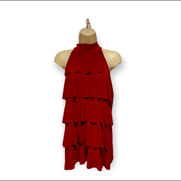 Saint Tropez West Tops - NWOT Saint Tropez West -  Ruffled Halter Neck  Blouse!